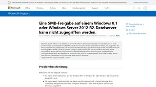 
                            3. Eine SMB-Freigabe auf einem Windows 8.1 oder Windows Server ...