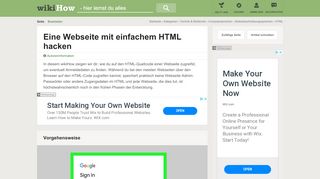 
                            2. Eine Webseite mit einfachem HTML hacken – wikiHow