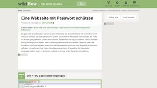 
                            2. Eine Webseite mit Passwort schützen – wikiHow