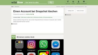 
                            7. Einen Account bei Snapchat löschen – wikiHow