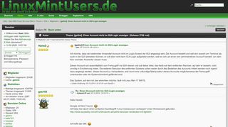 
                            1. Einen Account nicht im GUI-Login anzeigen - Linux Mint Users