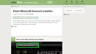 
                            7. Einen Minecraft Account erstellen – wikiHow