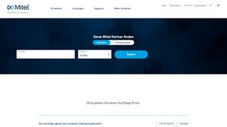 
                            4. Einen Mitel Partner finden