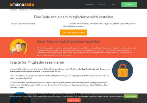 
                            6. Einen Mitgliederbereich auf einer Internetseite erstellen - emeineseite