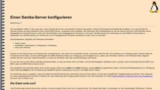 
                            3. Einen Samba-Server konfigurieren - Linux-Praxis