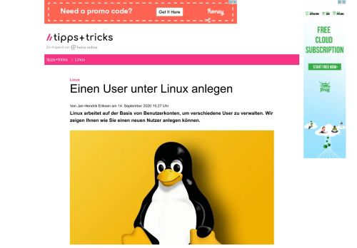 
                            1. Einen User unter Linux anlegen - Heise