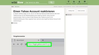 
                            13. Einen Yahoo Account reaktivieren – wikiHow