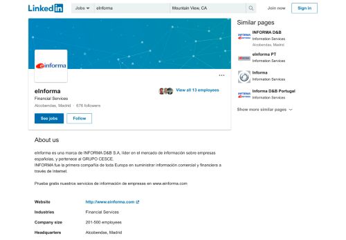 
                            11. eInforma | LinkedIn