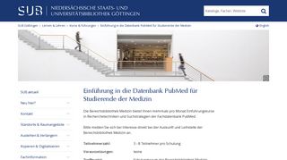 
                            3. Einführung in die Datenbank PubMed für ... - SUB Göttingen