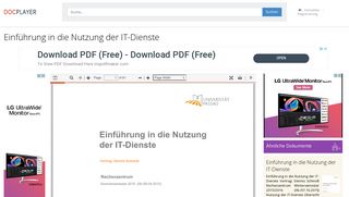 
                            10. Einführung in die Nutzung der IT-Dienste - PDF - DocPlayer.org