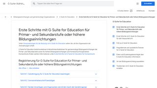
                            10. Einführung in G Suite for Education - Google Support