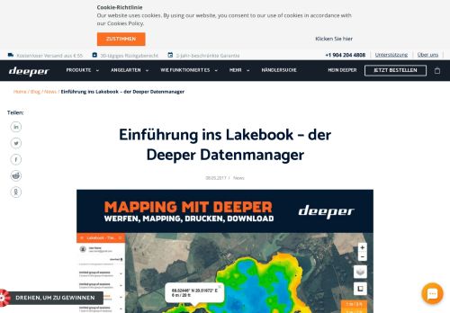 
                            1. Einführung ins Lakebook – der Deeper Datenmanager - Deeper Sonar