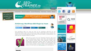 
                            4. Einführung: WordPress SEO Plugin by Yoast - SEO-Trainee.de