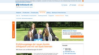 
                            12. Einführungstage Volksbank eG