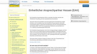 
                            10. Einheitlicher Ansprechpartner Hessen (EAH) | fränkisch-crumbach.de