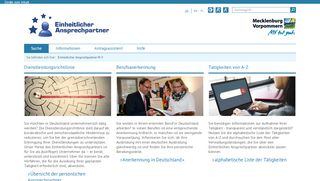 
                            13. Einheitlicher Ansprechpartner M-V