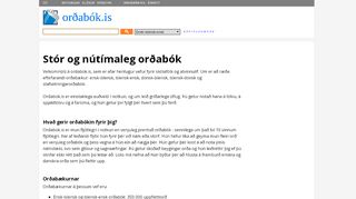 
                            10. einkabanki - Online dictionary - Ordabok.is