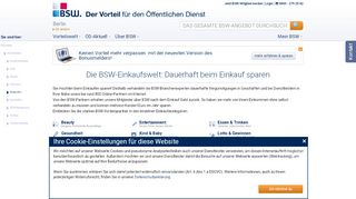 
                            13. Einkaufen mit Vorteilen für den Öffentlichen Dienst | bsw.de