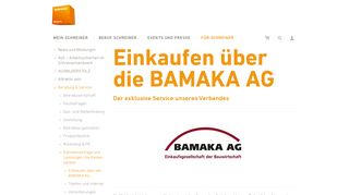 
                            9. Einkaufen über die BAMAKA AG - Schreiner.de - Bayern