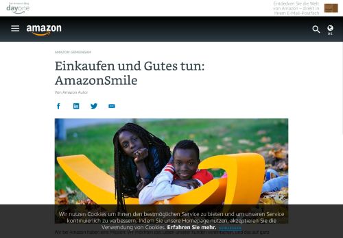 
                            5. Einkaufen und Gutes tun: AmazonSmile - Über Amazon