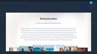 
                            2. Einkaufswelten - Shopware