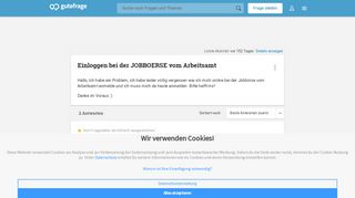 
                            3. Einloggen bei der JOBBOERSE vom Arbeitsamt (Arbeit) - Gutefrage