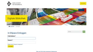 
                            5. Einloggen - Digitale Bibliothek - Gesellschaft für Informatik e.V.