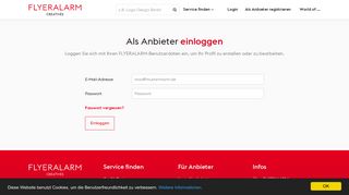 
                            7. Einloggen | FLYERALARM Creatives