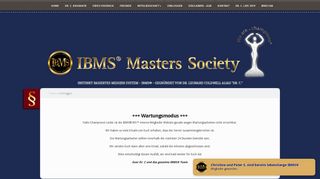 
                            1. Einloggen | IBMS® Masters Society Deutschland - Das Zuhause der ...