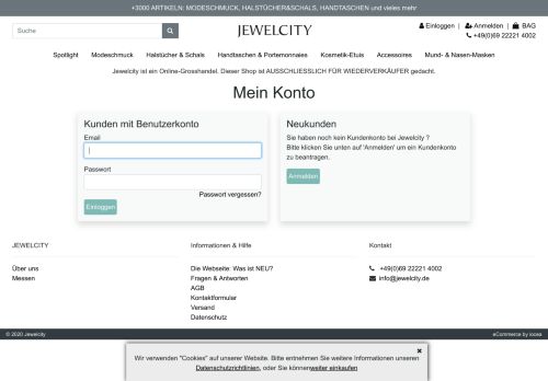 
                            1. Einloggen - JEWELCITY.de