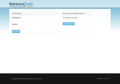 
                            2. einloggen - Networxvision Tools