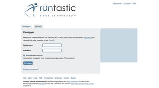 
                            2. Einloggen - runtastic internal microblogging