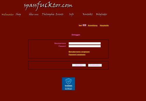 
                            1. Einloggen - spassfucktor.com - Das Original! Creampie, AO ...