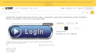 
                            11. Einloggen Symbol Oder Die Taste,, Login,,,,,, Login-Button ... - 123RF