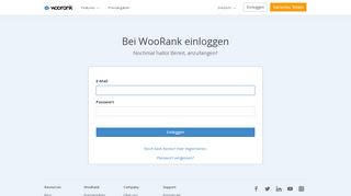 
                            1. Einloggen - WooRank