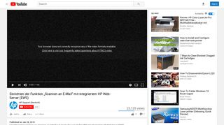 
                            3. Einrichten der Funktion „Scannen an E-Mail“ mit integriertem HP Web ...