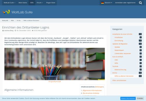 
                            6. Einrichten des Drittanbieter-Logins - WoltLab®