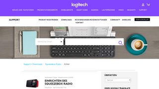 
                            3. Einrichten des Squeezebox Radio - Logitech Support