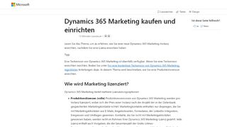 
                            6. Einrichten von Dynamics 365 for Marketing | Microsoft Docs