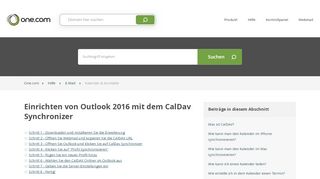
                            3. Einrichten von Outlook 2016 mit dem CalDav Synchronizer – Hilfe ...