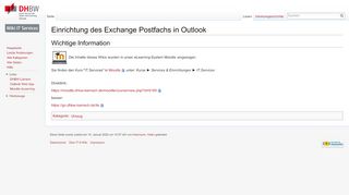 
                            7. Einrichtung des Exchange Postfachs in Outlook - IT.S-Wiki - DHBW ...