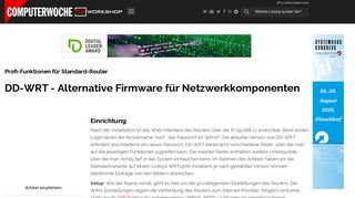 
                            7. Einrichtung - Profi-Funktionen für Standard-Router: DD-WRT ...