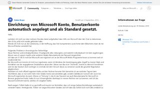 
                            6. Einrichtung von Microsoft Konto, Benutzerkonto automatisch ...