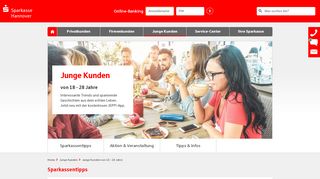 
                            3. eins weiter. (18 - 28 Jahre) - Sparkasse Hannover