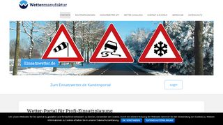 
                            2. Einsatzwetter.de – Kostenlose Testversion auf Anfrage