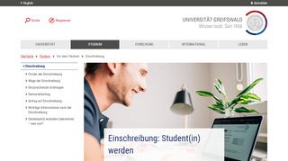 
                            5. Einschreibung - Universität Greifswald