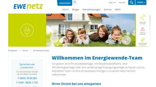 
                            3. Einspeisung von Strom | EWE NETZ GmbH