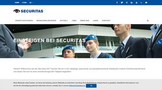 
                            3. Einsteigen bei Securitas