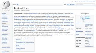 
                            10. Einstein@Home - Wikipedia