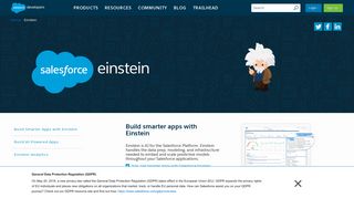 
                            1. Einstein - Salesforce Developers